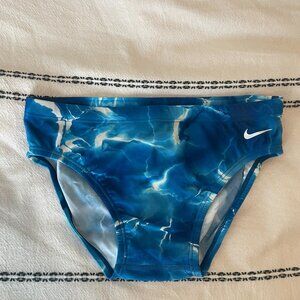 Nike blue lightning swimwear medium